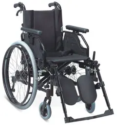 
Drop back handle - Aluminium frame - Foladable Wheel Chair - KAS Medics Ltd