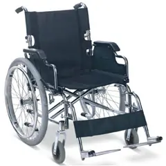 
Quick release pneumatic rear wheels - Foladable Wheel Chair - KAS Medics Ltd