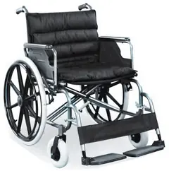 
Open - Foldable heavy duty wheel chair for obese - Foladable Wheel Chair - KAS Medics Ltd