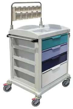 
Side view - Medication Trolley - KAS Medics Ltd