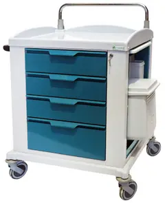 
Green drawers - Multipurpose Cart - KAS Medics Ltd