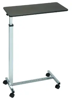 
Adjustable height by gas spring - Overbed Table - KAS Medics Ltd
