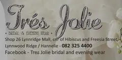 Tres Jolie Bridal & Evening Wear - Easy Price Book South Africa